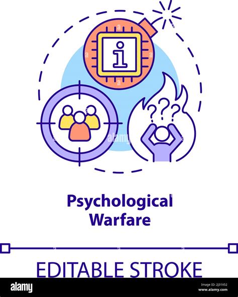 Psychological warfare concept icon Stock Vector Image & Art - Alamy