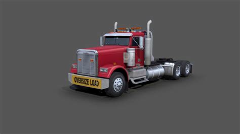 Freightliner fld 120 classic model - TurboSquid 1567429