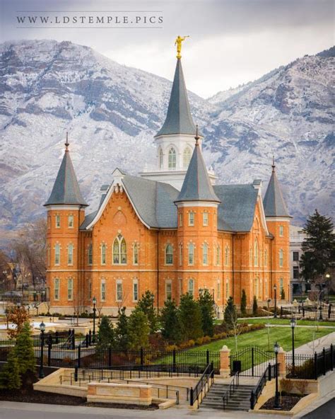 provo-city-center-temple-first-snow - LDS Temple Pictures