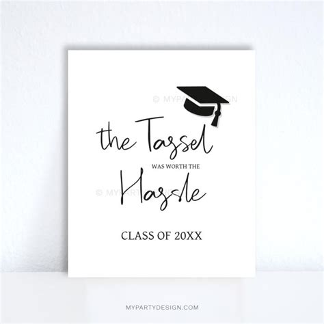 Graduation Guest Book Sign, Printable PDF - My Party Design