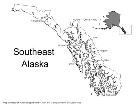 Map of Southeast Alaska | Download Scientific Diagram