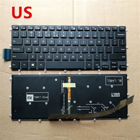 US new laptop keyboard for Dell Latitude 3379 Inspiron 15 7560 5578 ...