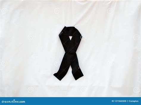 Symbolic black ribbon stock photo. Image of remote, help - 121566508