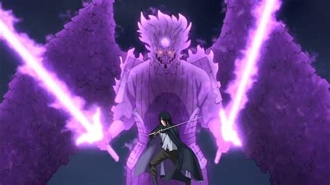 Tham khảo hình ảnh susanoo của sasuke để hiểu rõ hơn về kĩ năng của nhân vật trong anime Naruto