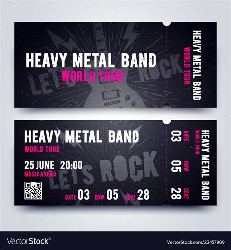 Concert Template Tickets | HQ Template Documents