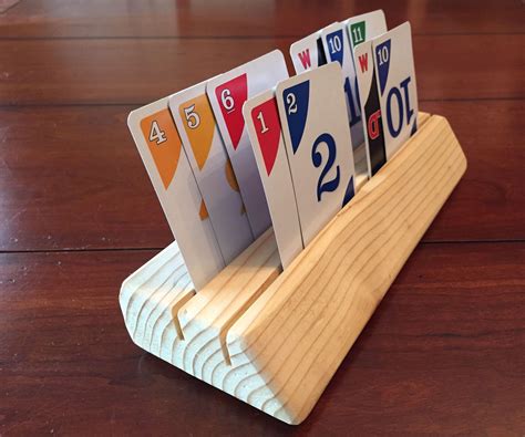 Wooden Playing Card Holder for Kids | Wood projects for kids, Playing card holder, Woodworking ...