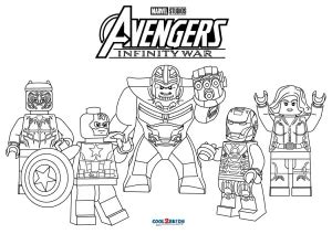 Free Printable Lego Avengers Coloring Pages For Kids