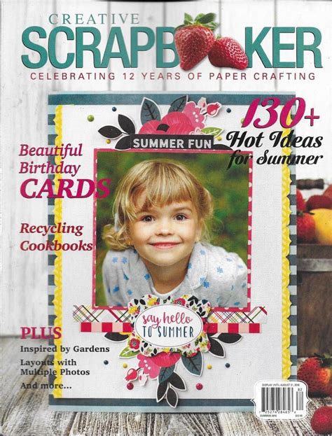 Creative Scrapbooker magazine Birthday cards Recycling cookbooks Photo ...