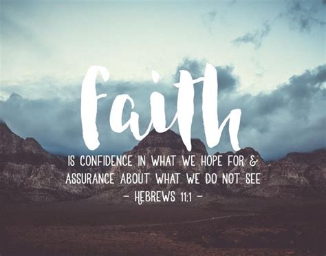 Faith is confidence in what we hope for – Hebrews 11:1 – Seeds of Faith