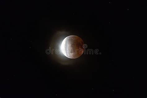 Red moon eclipse stock photo. Image of background, eclipse - 122577428