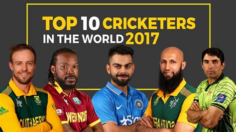 Top 10 Best Cricketers in the World 2017 - YouTube