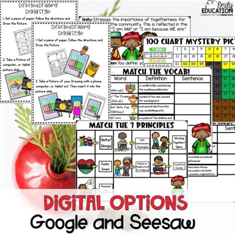 Kwanzaa Activities Print and Digital | Google and Seesaw - Emily Education