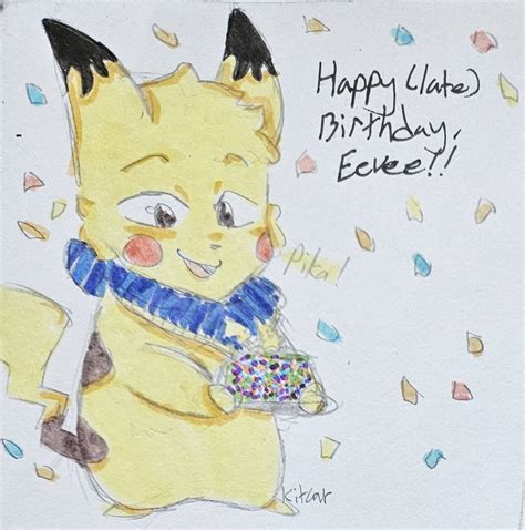 Eevee's Late Bday Art 2023 by KitCat-Inks on DeviantArt