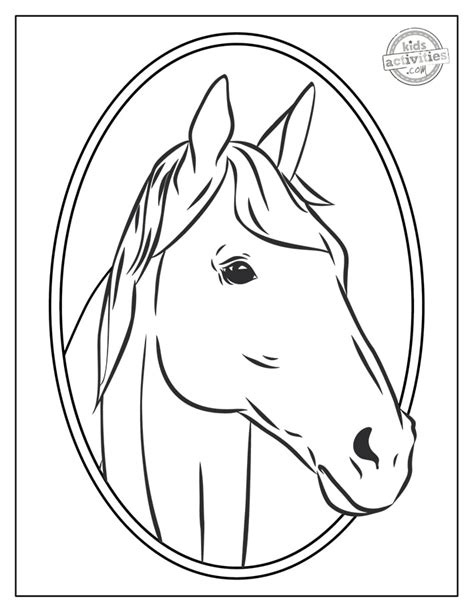 Realistic Free Printable Horse Coloring Pages | Kids Activities Blog