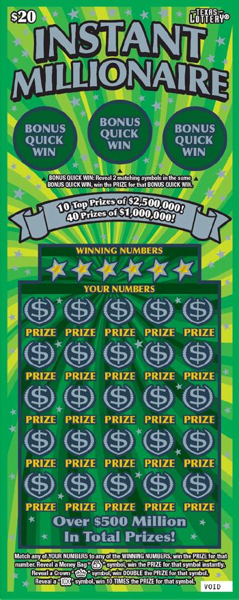 Texas Lottery | Scratch Tickets Details