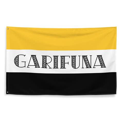 Garifuna Ethnic Flag one Side Printed Wall Flag | Etsy