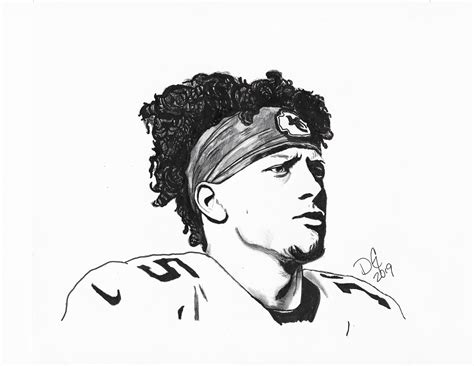 Patrick Mahomes Kansas City Chiefs Coloring Pages Coloring Pages