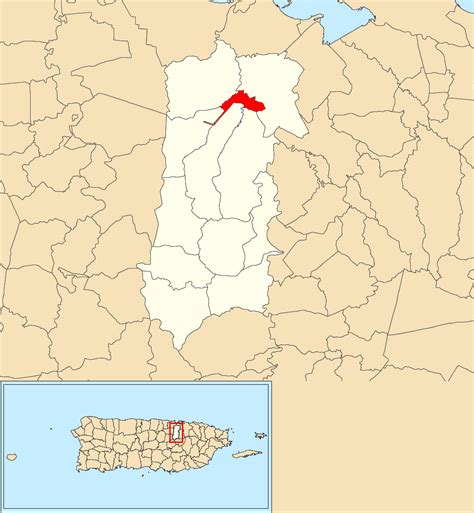 Image: Bayamón barrio-pueblo, Bayamón, Puerto Rico locator map