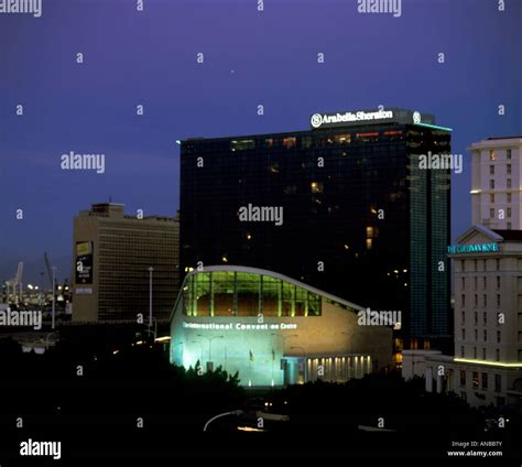 New Arabella Sheraton Hotel and international convention centre Stock Photo - Alamy