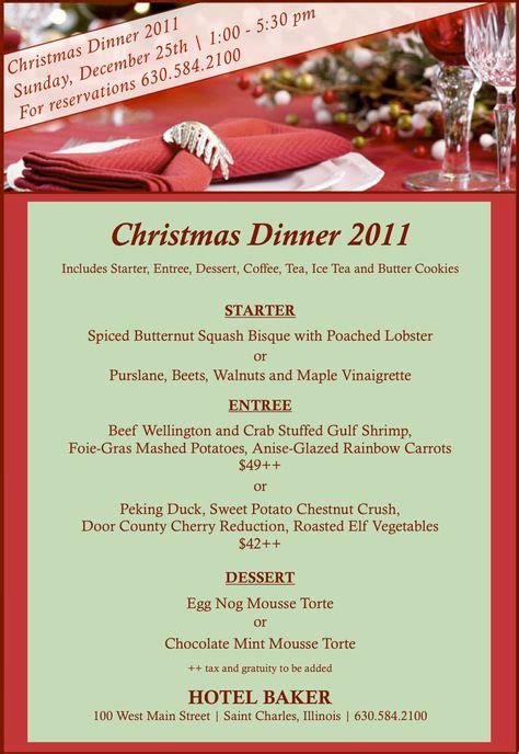 48 Christmas ~ Menus ideas | christmas menu, menu, christmas