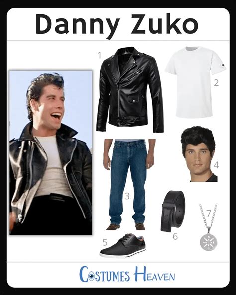 DIY Danny Zuko Costume Ideas 2024|Cosplay And Halloween Ideas