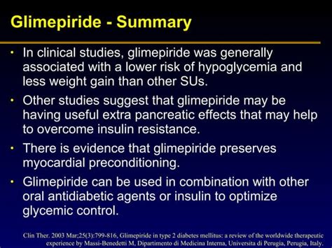 Glimepiride | PPT