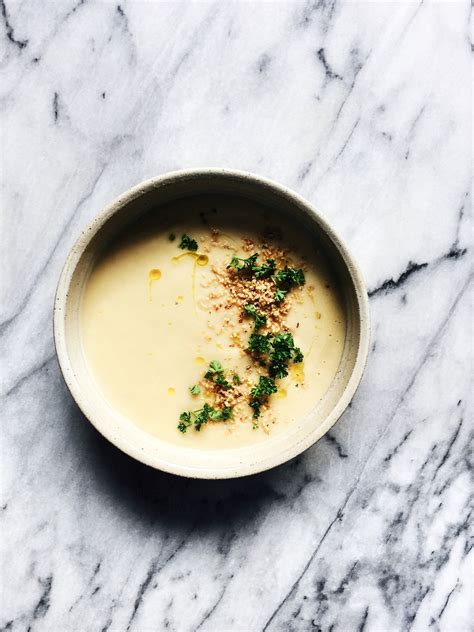 Simple Celeriac Soup - TENDING the TABLE