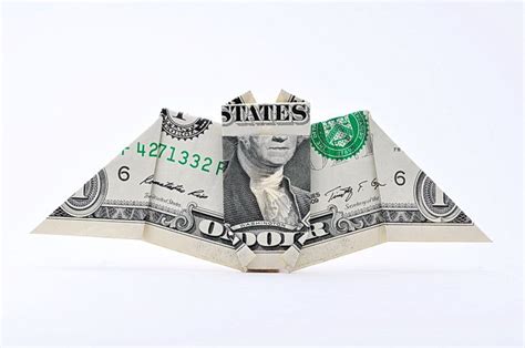 Origami Bat Dollar Bill Instructions - Origami