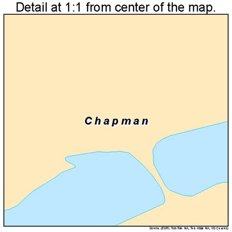 Chapman Pennsylvania Street Map 4212656