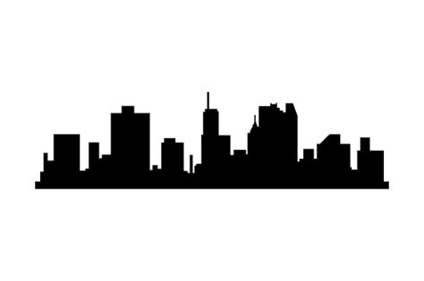 Download Atlanta Skyline Silhouette SVG File - Download Free SVG Cut Files