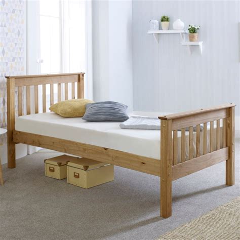 Somerset Waxed Pine Wooden Bed Frame - 4ft Small Double