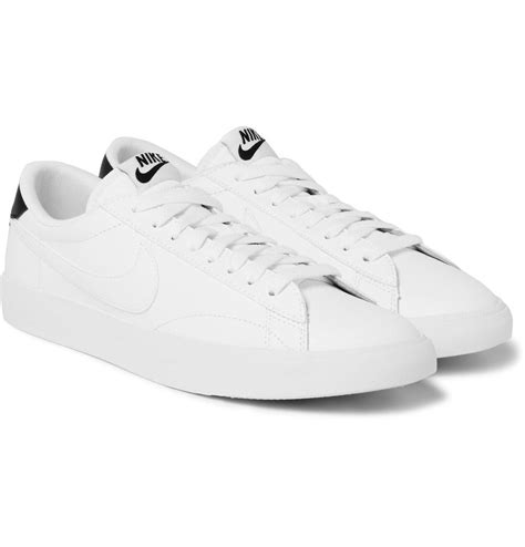 Nike - Classic AC Grained-Leather Sneakers #nike #white sneakers # ...