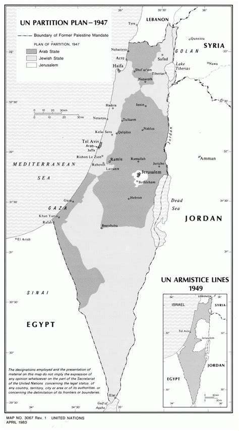 United Nations Partition Plan For Palestine