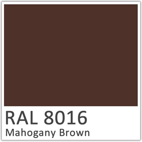 RAL 8016 (GT) Polyester Pigment - Mahogany Brown