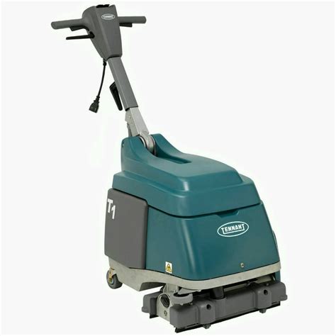 Tennant t1 compact floor scrubber drier floor cleaning machine wet ...