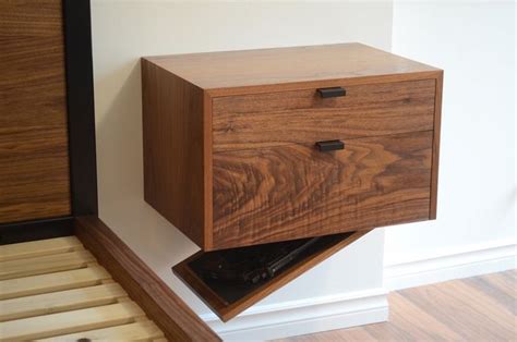 Double drawer floating nightstand with hidden compartment | Muebles para casas pequeñas ...