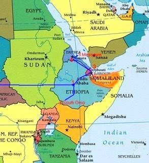 Horn of Africa Map Pictures