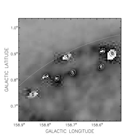 -Polarization angle image zoomed to a 0.4 • × 0.4 • region around the... | Download Scientific ...