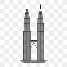 Klcc Silhouette PNG Transparent, Klcc Silhouette Png Town Clipart Free Download, City Silhouette ...