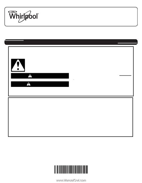 Whirlpool WMH31017HZ | Owners Manual