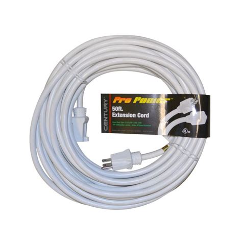 Pro Power 50' 12/3 White Extension Cord | EquipSupply