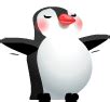 Awesome Baby Penguin - Emoticons Facebook chat penguin