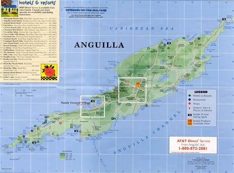 Anguilla Map - Anguilla