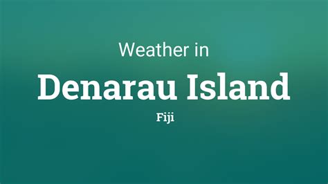 Weather for Denarau Island, Fiji