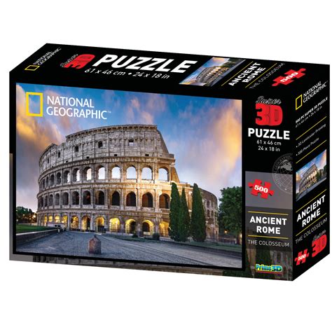 Super 3D National Geographic Ancient Rome 500pc Puzzle - Goliath #1 :Goliath #1