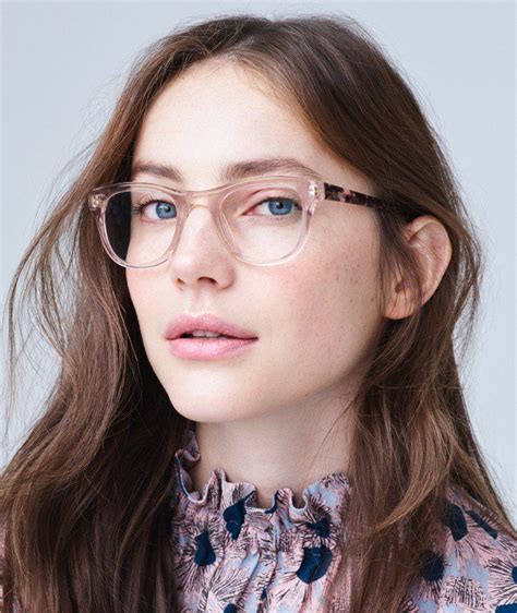 Warby Parker blush pink Cor frames with tortoise shell #WarbyParker #blushpink #bestglasses ...