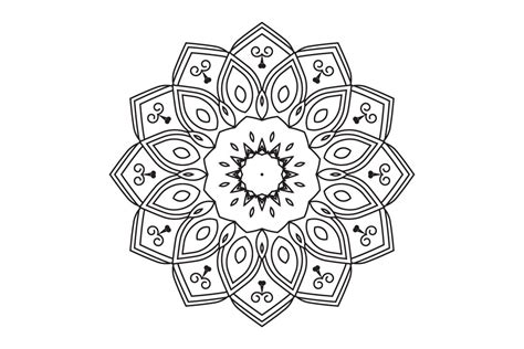 Mandala Line Art Pattern Illustration Graphic by iftikharalam ...