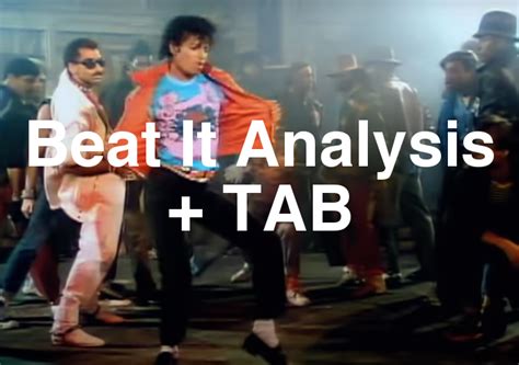 Beat It chords by Michael Jackson with TAB - SpyTunes Lessons