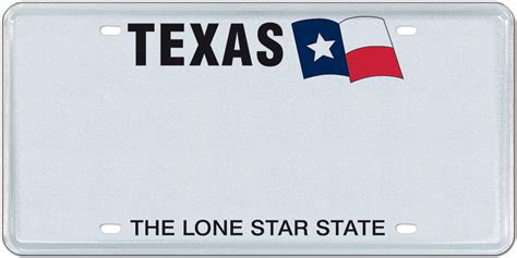 Texas Department of Motor Vehicles (TX) - DMV - License Plates