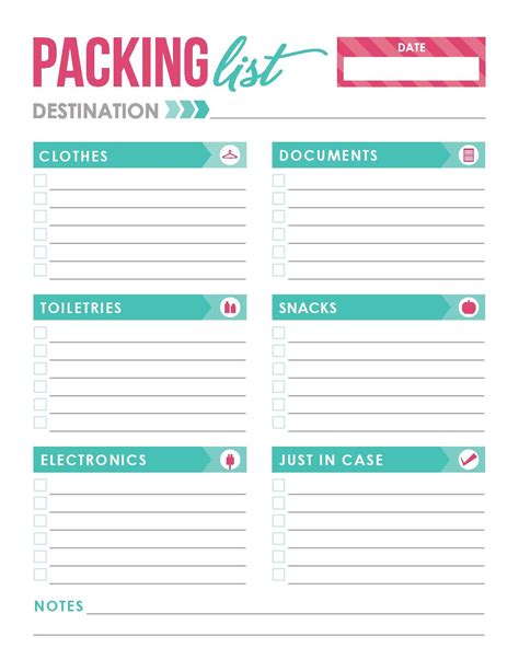 Packing List Sample Download | HQ Printable Documents